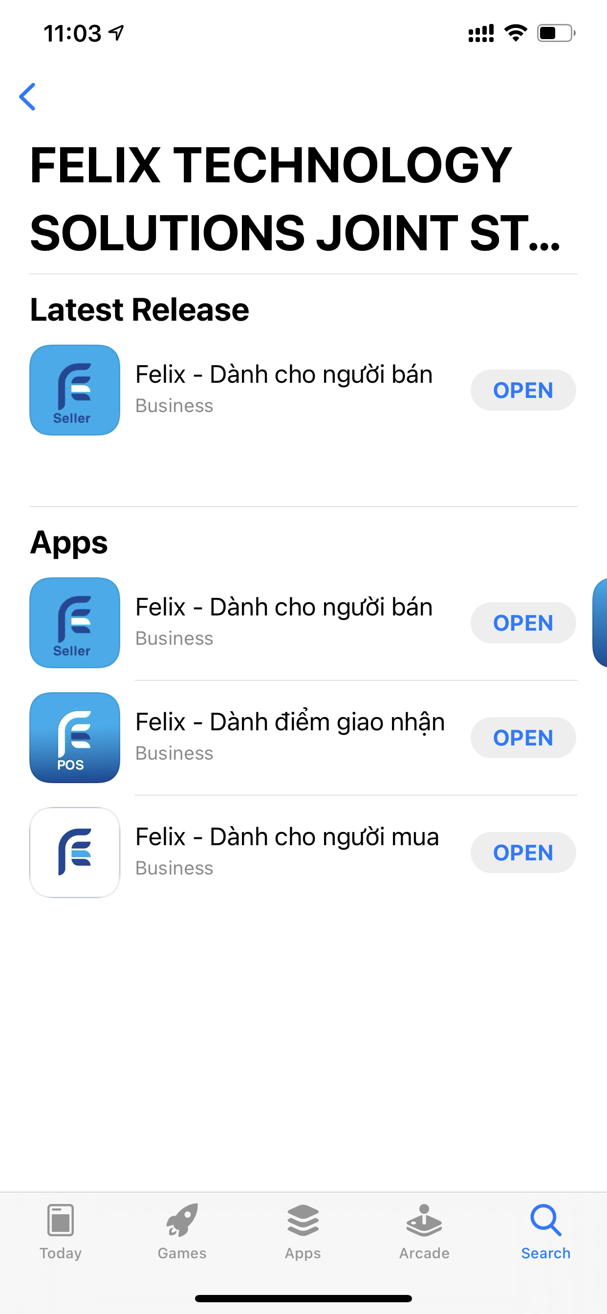 Hướng dẫn tải và cài đặt App Felix trên iOS