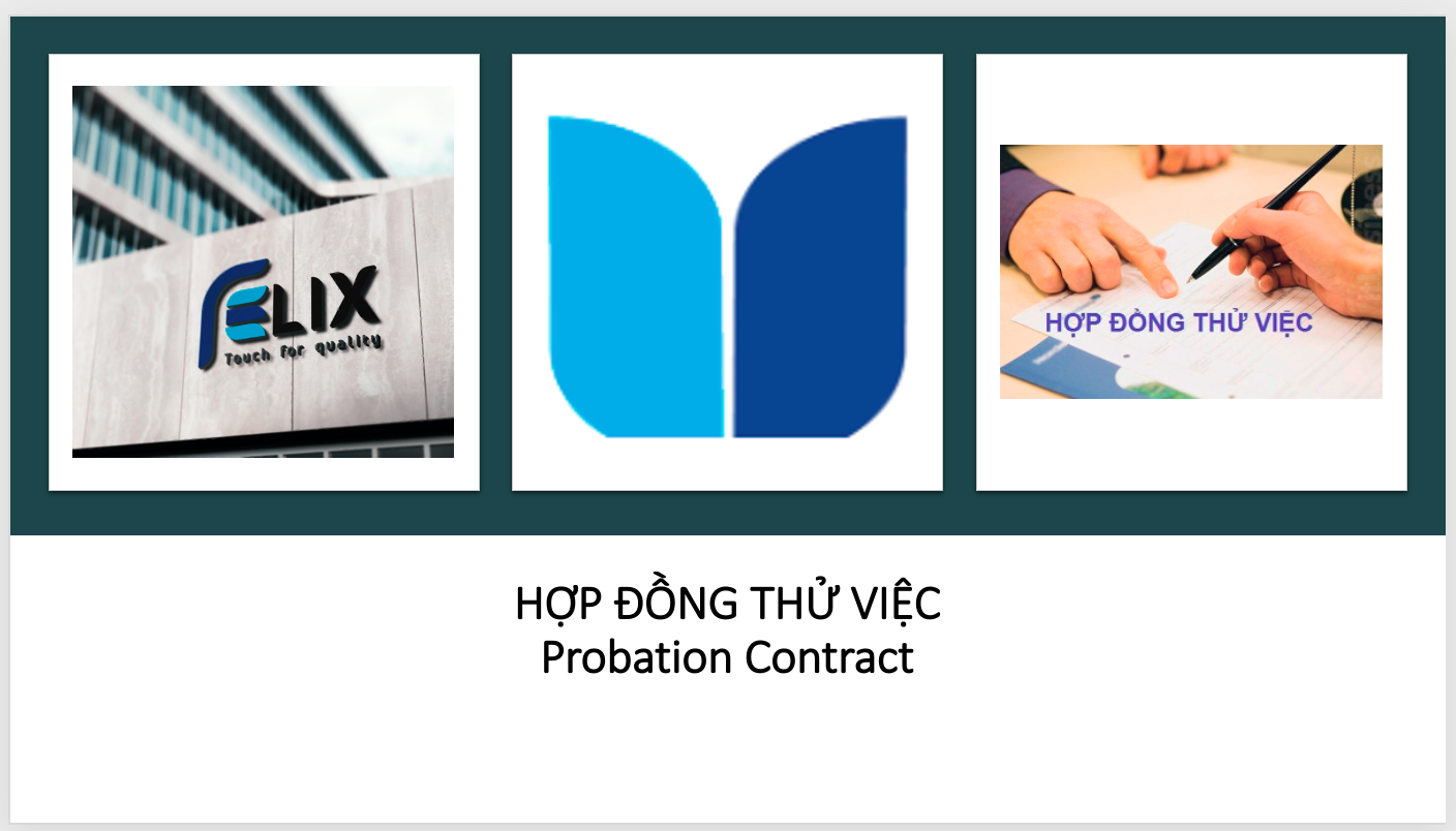 Các quy định liên quan đến Hợp đồng Thử việc – Provisions related to Probation Contract