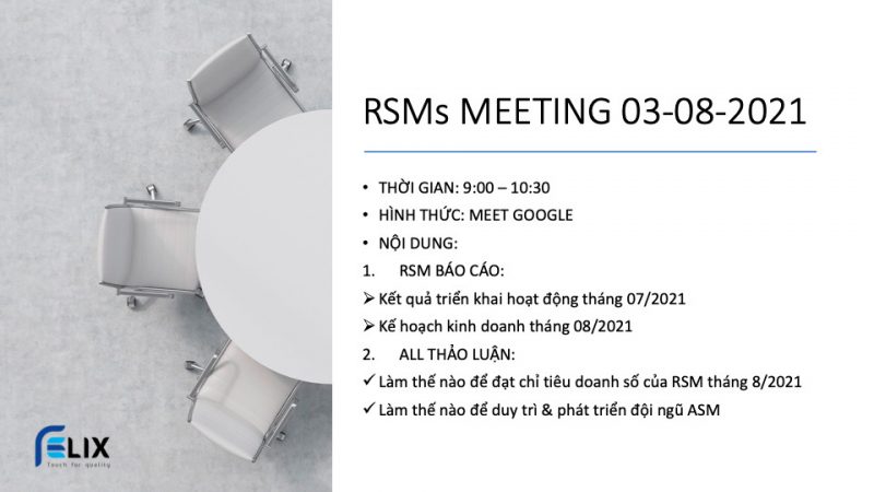 Họp RSM ngày 03-08-2021