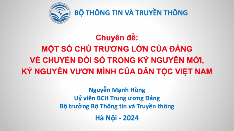 CHUYỂN ĐỔI SỐ