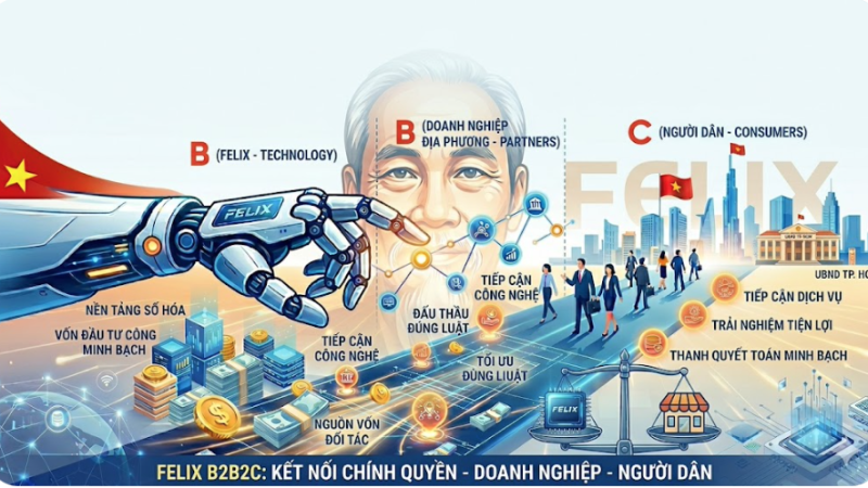 TẠI SAO MÔ HÌNH B2B2C CỦA FELIX LÀ GIẢI PHÁP TỐI ƯU CHO SỐ HÓA ĐỊA PHƯƠNG?