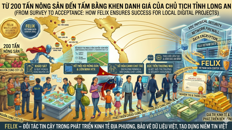 CÂU CHUYỆN LONG AN – KHI CÔNG NGHỆ GIẢI QUYẾT BÀI TOÁN “ĐẦU RA” THỰC TẾ