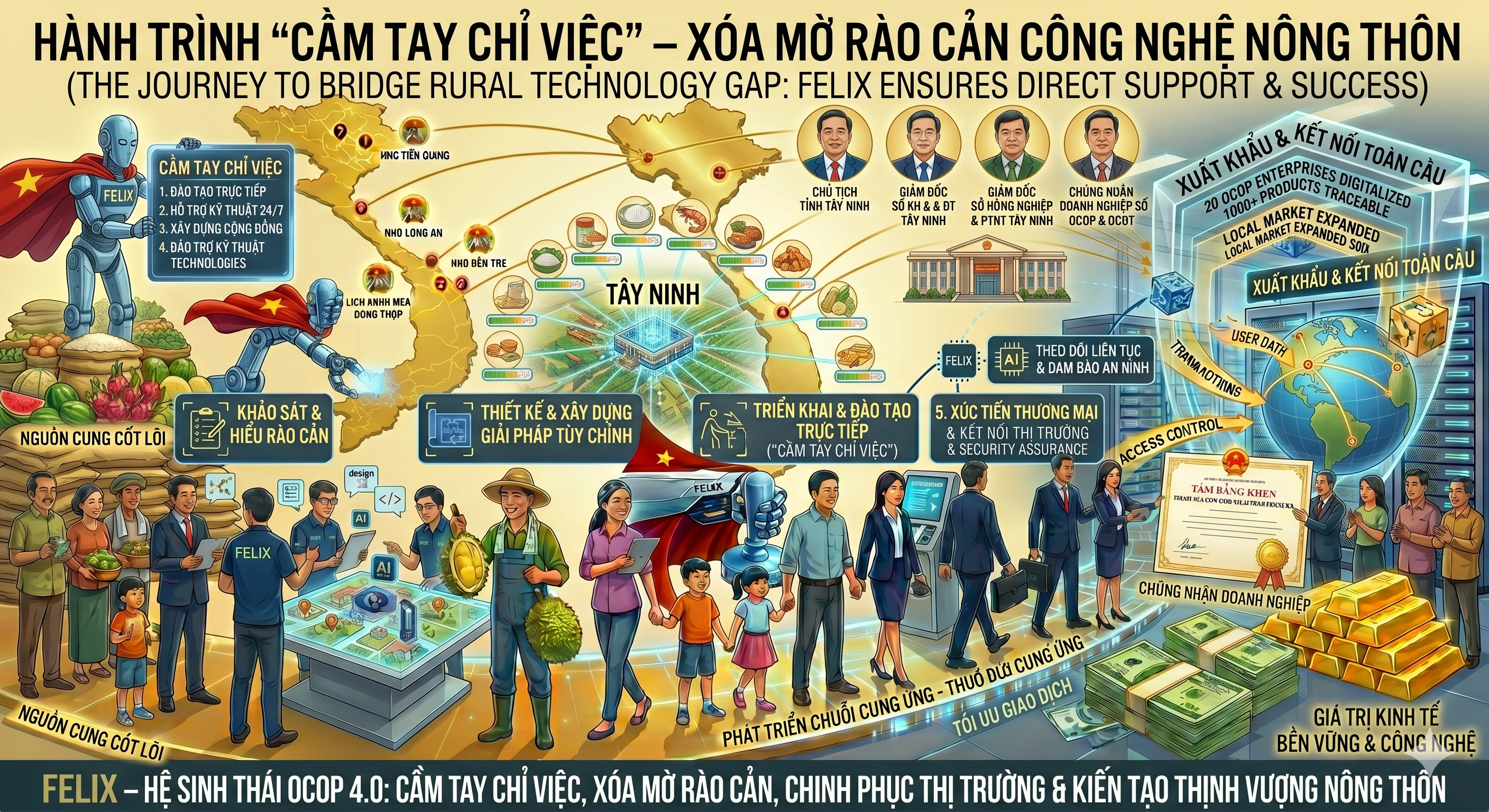 HÀNH TRÌNH “CẦM TAY CHỈ VIỆC” – XÓA MỜ RÀO CẢN CÔNG NGHỆ NÔNG THÔN