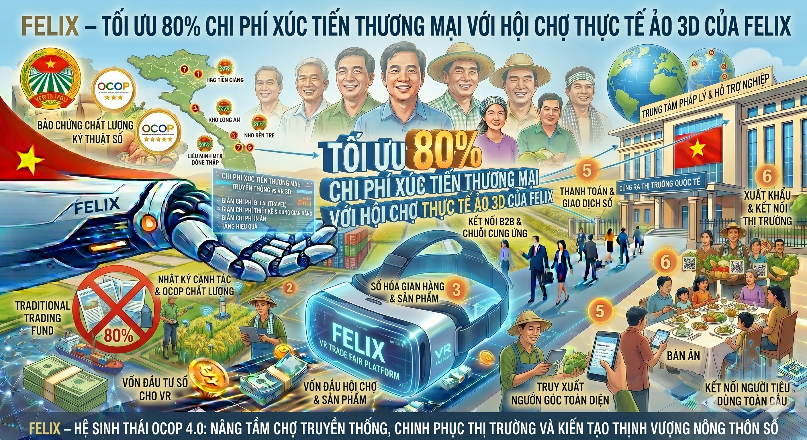 TỐI ƯU 80% CHI PHÍ XÚC TIẾN THƯƠNG MẠI VỚI HỘI CHỢ THỰC TẾ ẢO 3D