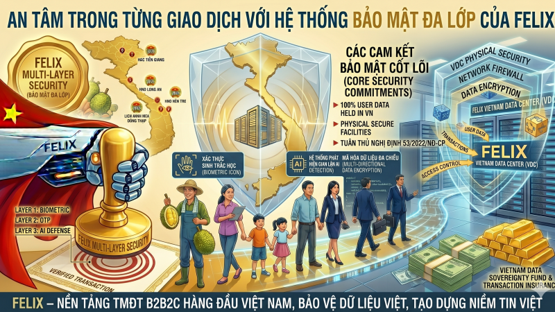 AN TÂM TRONG TỪNG GIAO DỊCH VỚI HỆ THỐNG BẢO MẬT ĐA LỚP CỦA FELIX