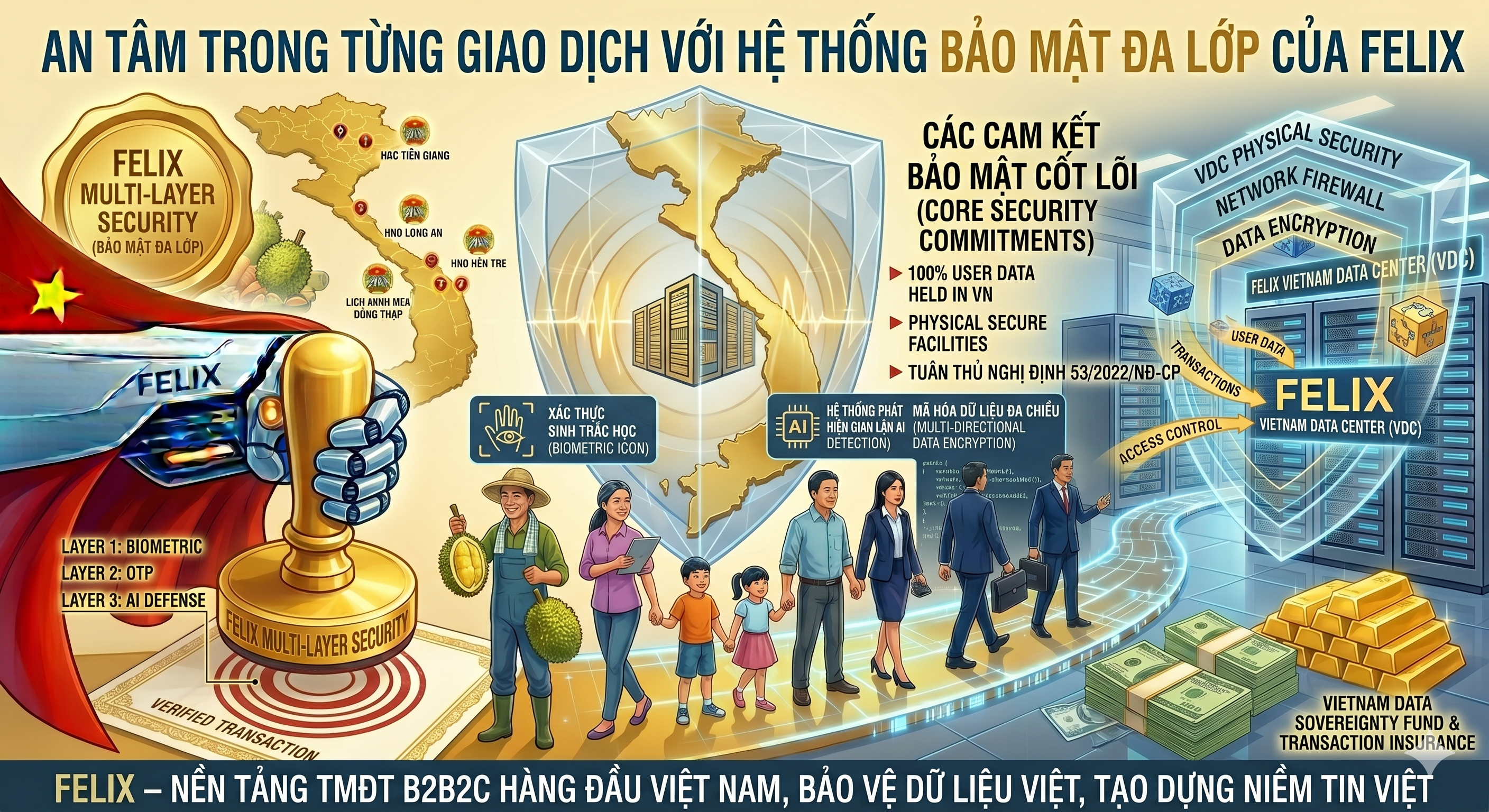 AN TÂM TRONG TỪNG GIAO DỊCH VỚI HỆ THỐNG BẢO MẬT ĐA LỚP CỦA FELIX